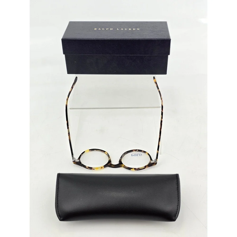 Polo Ralph Lauren Eyeglasses Unisex 50-21-145 Shiny Milky Yellow Havana - New